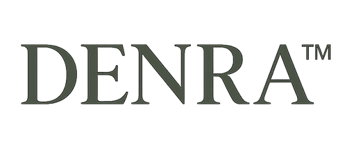 DENRA logo on a white background